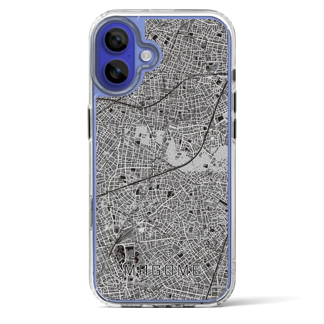 【馬込（東京都）】地図柄iPhoneケース（MagSafeタイプ）