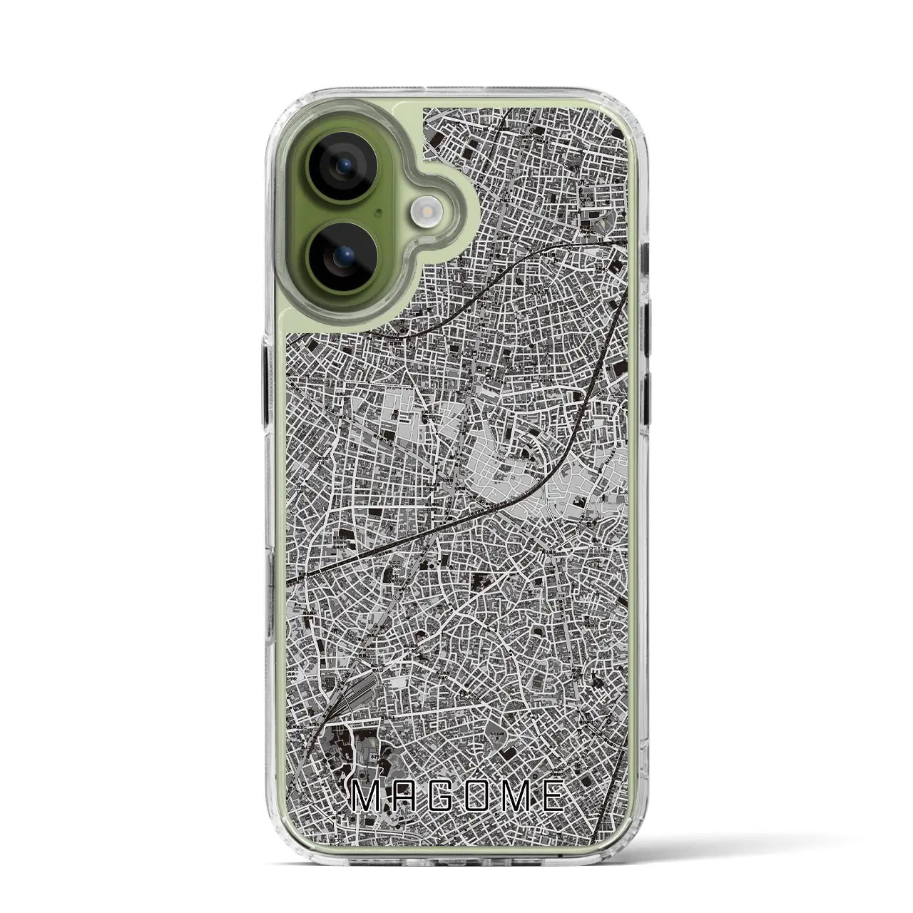 【馬込（東京都）】地図柄iPhoneケース（MagSafeタイプ）