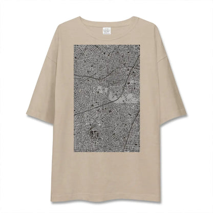 【馬込（東京都）】地図柄ビッグシルエットTシャツ