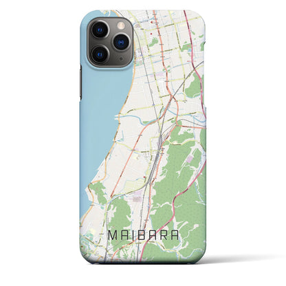 【米原（滋賀県）】地図柄iPhoneケース（バックカバータイプ）