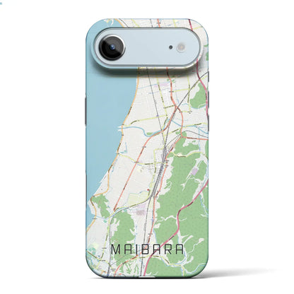 【米原（滋賀県）】地図柄iPhoneケース（バックカバータイプ）