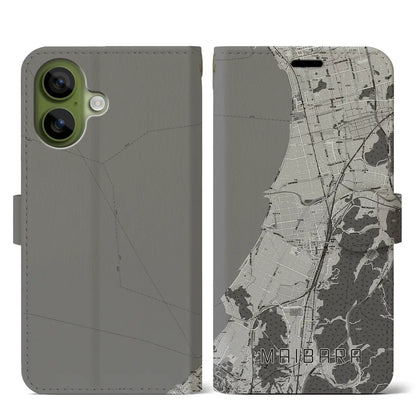 【米原（滋賀県）】地図柄iPhoneケース（手帳タイプ）