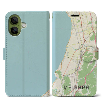 【米原（滋賀県）】地図柄iPhoneケース（手帳タイプ）