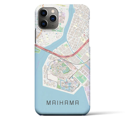 【舞浜（千葉県）】地図柄iPhoneケース（バックカバータイプ）