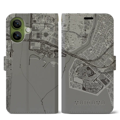 【舞浜（千葉県）】地図柄iPhoneケース（手帳タイプ）