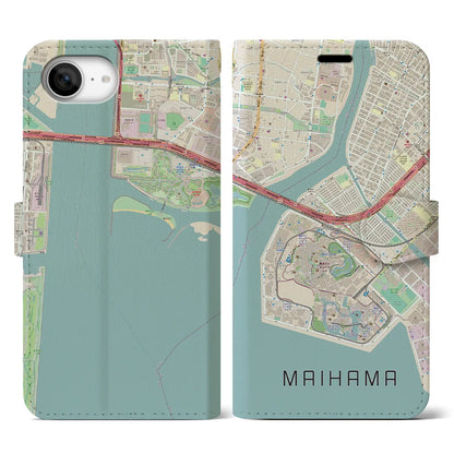 【舞浜（千葉県）】地図柄iPhoneケース（手帳タイプ）