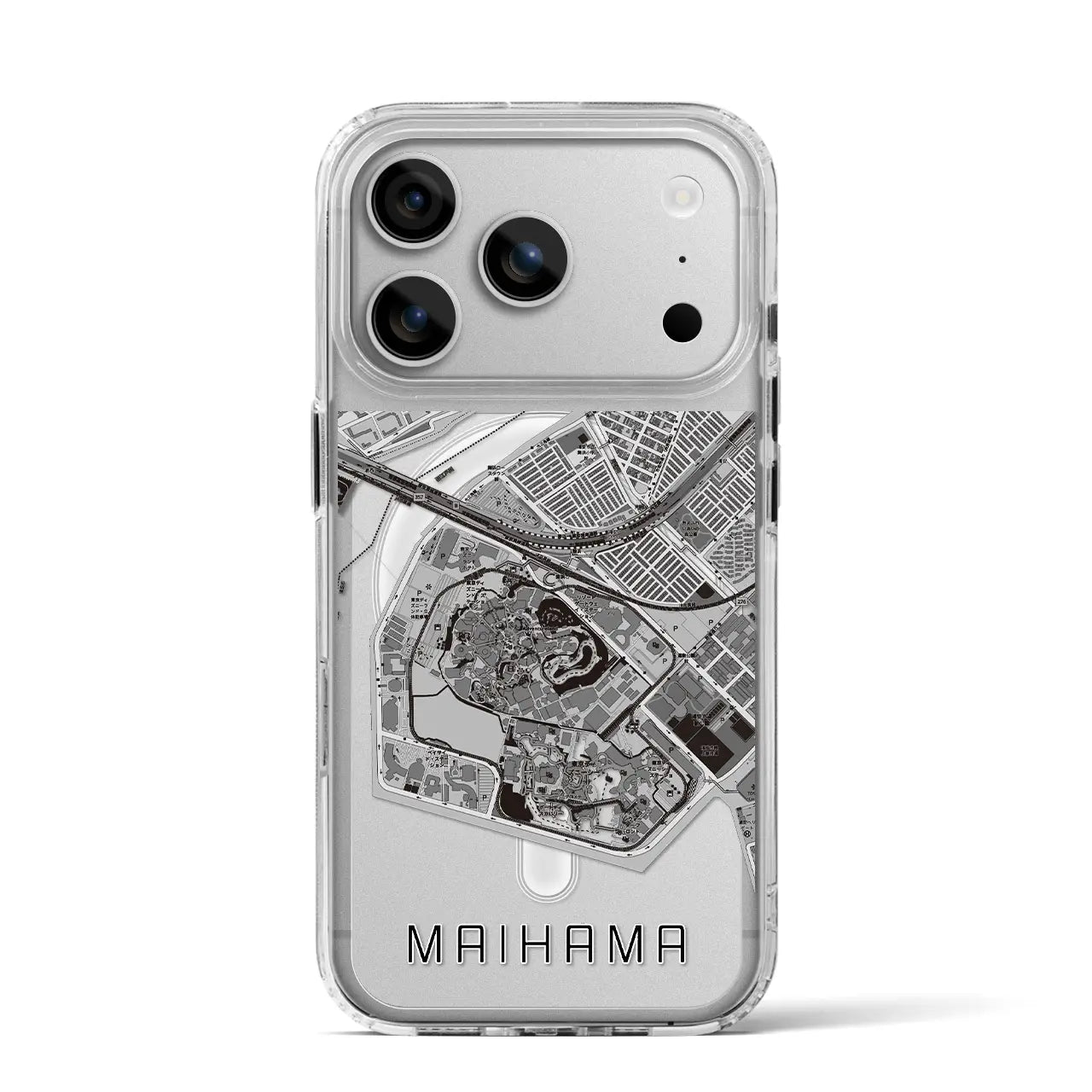 【舞浜（千葉県）】地図柄iPhoneケース（MagSafeタイプ）