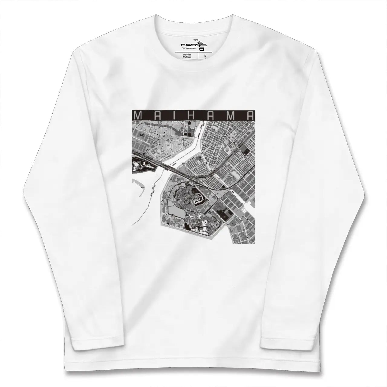 【舞浜（千葉県）】地図柄ロングスリーブTシャツ