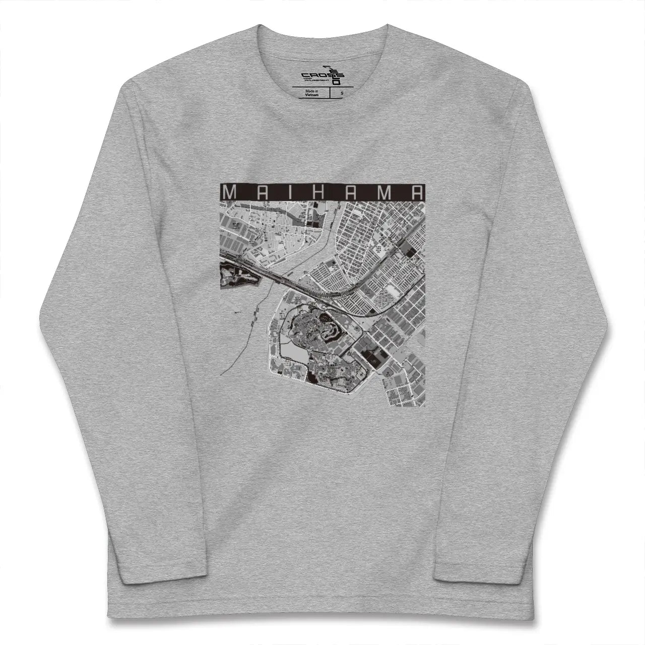 【舞浜（千葉県）】地図柄ロングスリーブTシャツ