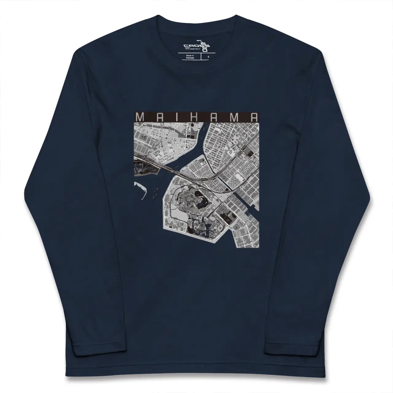 【舞浜（千葉県）】地図柄ロングスリーブTシャツ