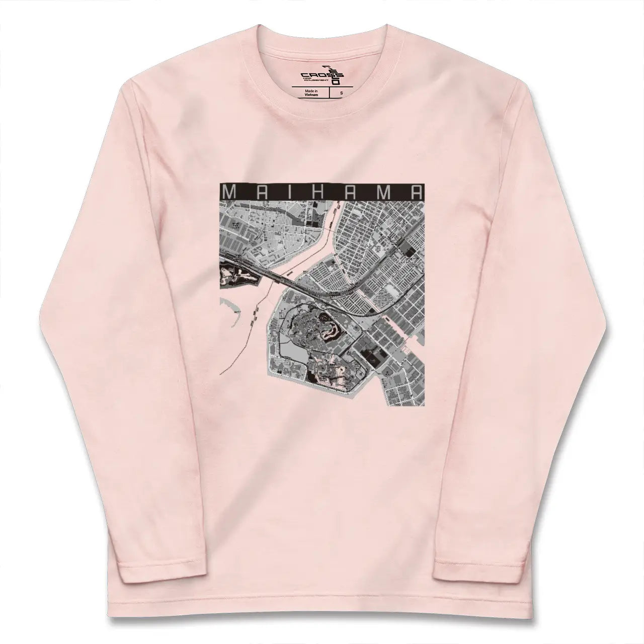 【舞浜（千葉県）】地図柄ロングスリーブTシャツ