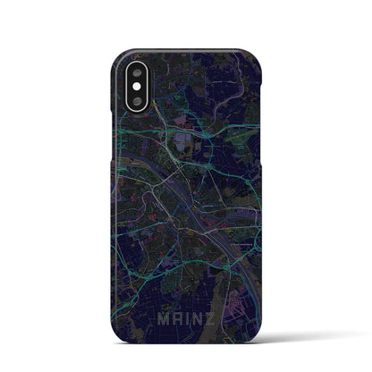 【マインツ（ドイツ）】地図柄iPhoneケース（バックカバータイプ）