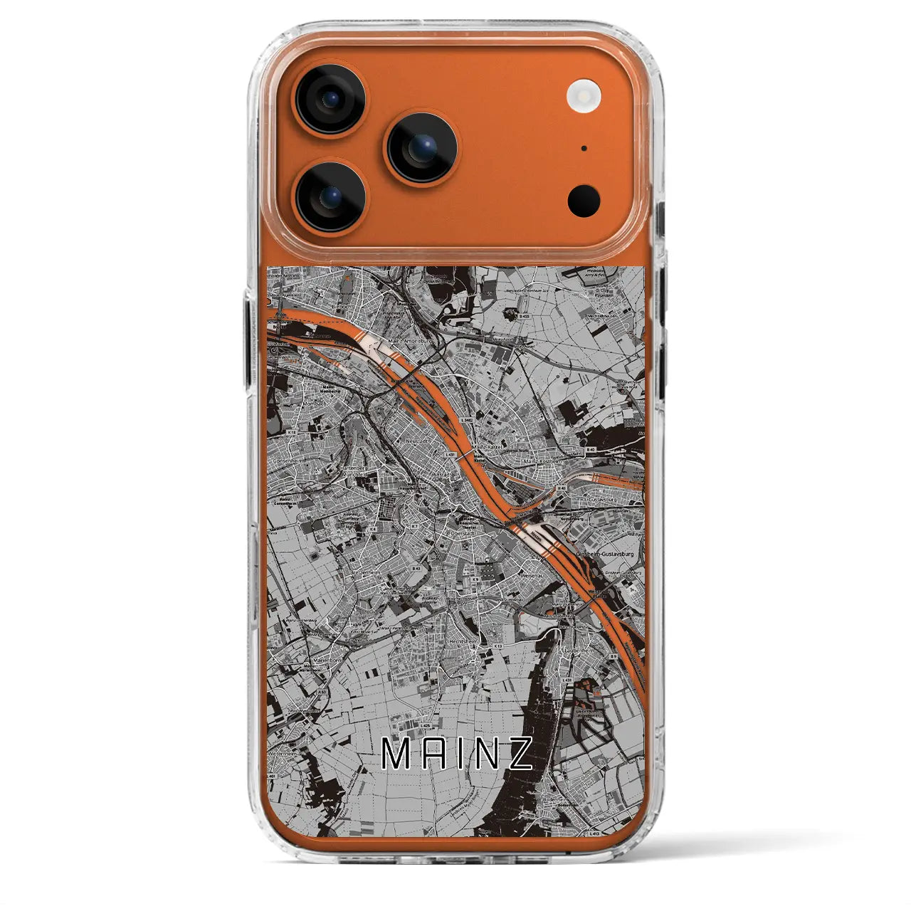 【マインツ（ドイツ）】地図柄iPhoneケース（MagSafeタイプ）