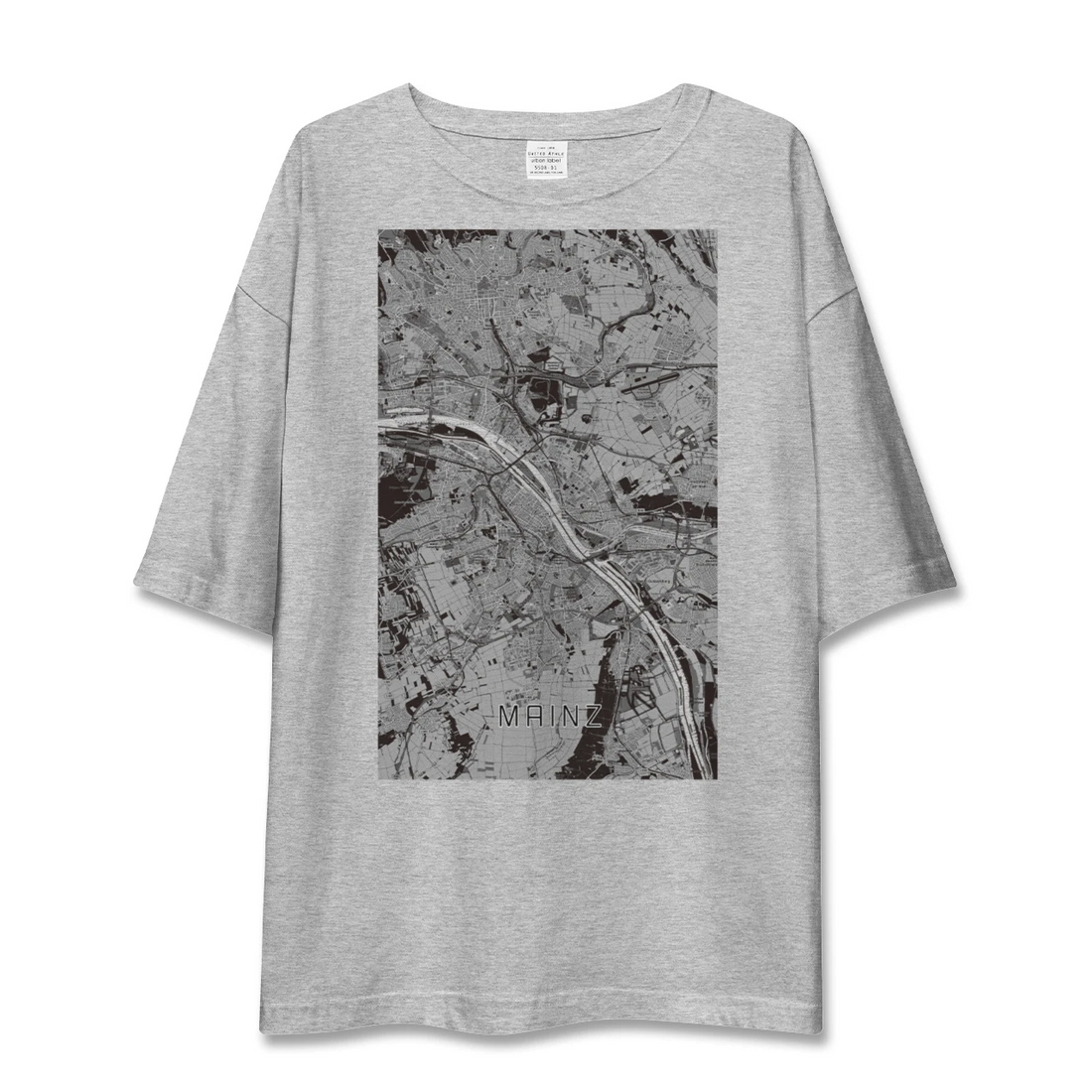 【マインツ(ドイツ)】地図柄ビッグシルエットTシャツ