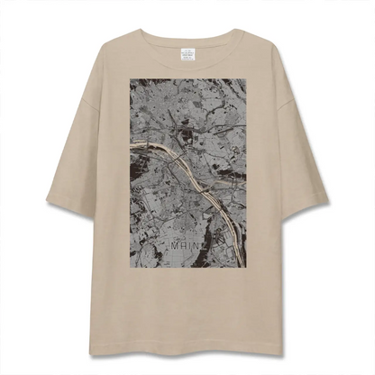 【マインツ（ドイツ）】地図柄ビッグシルエットTシャツ
