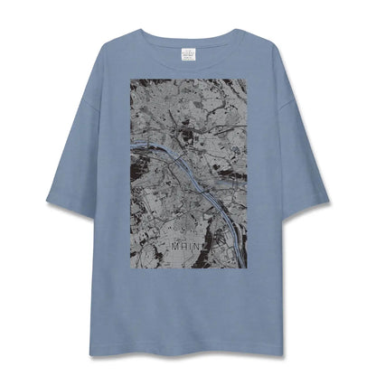 【マインツ（ドイツ）】地図柄ビッグシルエットTシャツ
