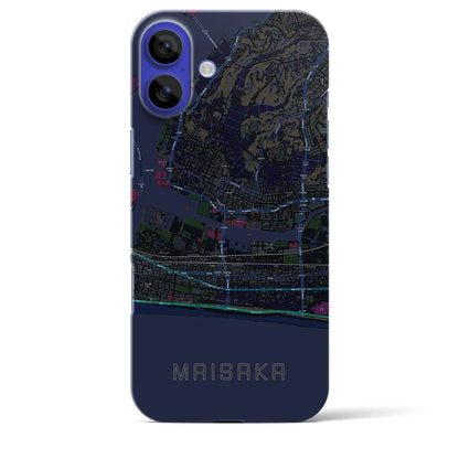 【舞阪（静岡県）】地図柄iPhoneケース（バックカバータイプ）