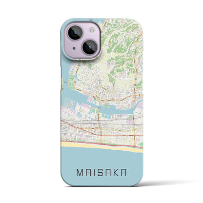 【舞阪（静岡県）】地図柄iPhoneケース（バックカバータイプ）