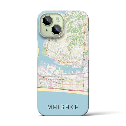 【舞阪（静岡県）】地図柄iPhoneケース（バックカバータイプ）