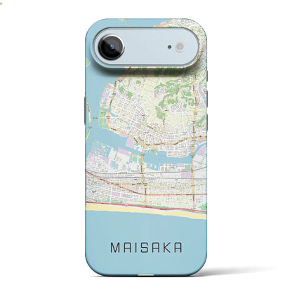 【舞阪（静岡県）】地図柄iPhoneケース（バックカバータイプ）