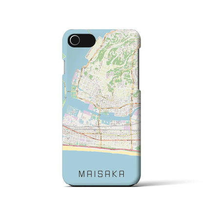 【舞阪（静岡県）】地図柄iPhoneケース（バックカバータイプ）