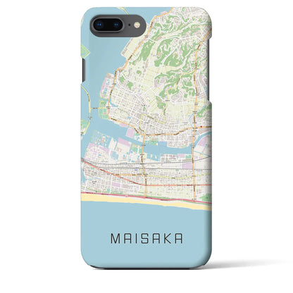 【舞阪（静岡県）】地図柄iPhoneケース（バックカバータイプ）