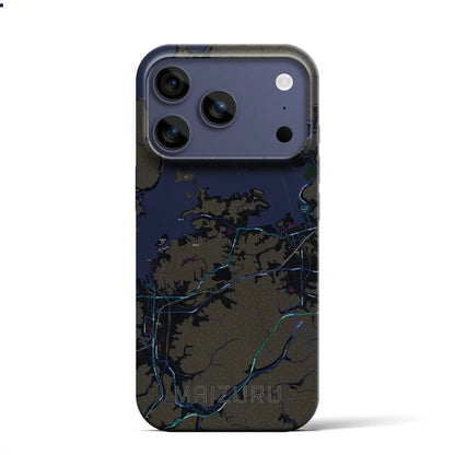 【舞鶴（京都府）】地図柄iPhoneケース（バックカバータイプ）