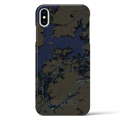 【舞鶴（京都府）】地図柄iPhoneケース（バックカバータイプ）