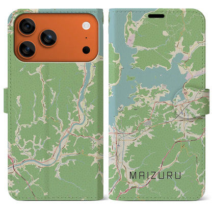 【舞鶴（京都府）】地図柄iPhoneケース（手帳タイプ）