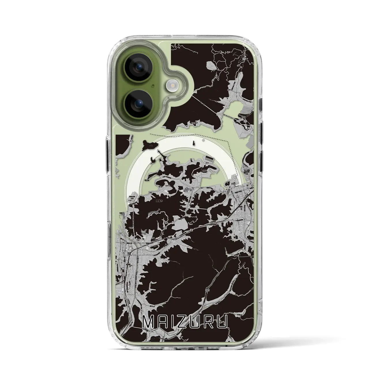 【舞鶴（京都府）】地図柄iPhoneケース（MagSafeタイプ）