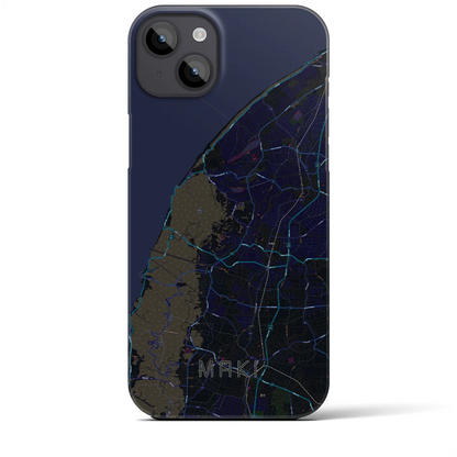 【巻（新潟県）】地図柄iPhoneケース（バックカバータイプ）