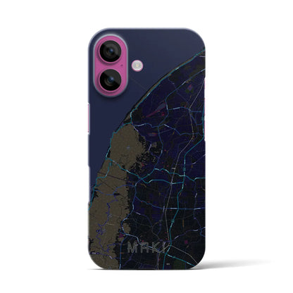 【巻（新潟県）】地図柄iPhoneケース（バックカバータイプ）