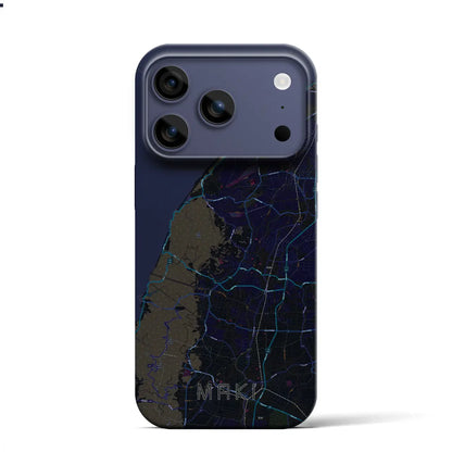 【巻（新潟県）】地図柄iPhoneケース（バックカバータイプ）