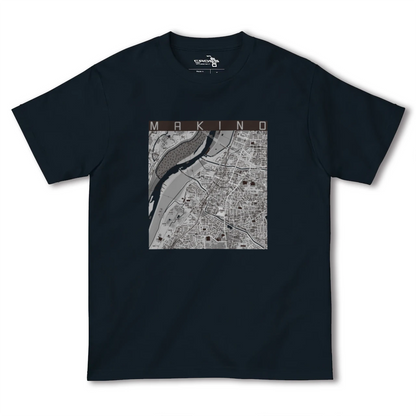 【牧野（大阪府）】地図柄ヘビーウェイトTシャツ