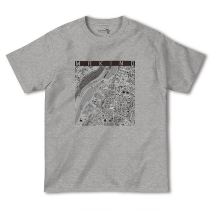 【牧野（大阪府）】地図柄ヘビーウェイトTシャツ