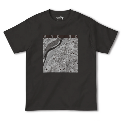 【牧野（大阪府）】地図柄ヘビーウェイトTシャツ