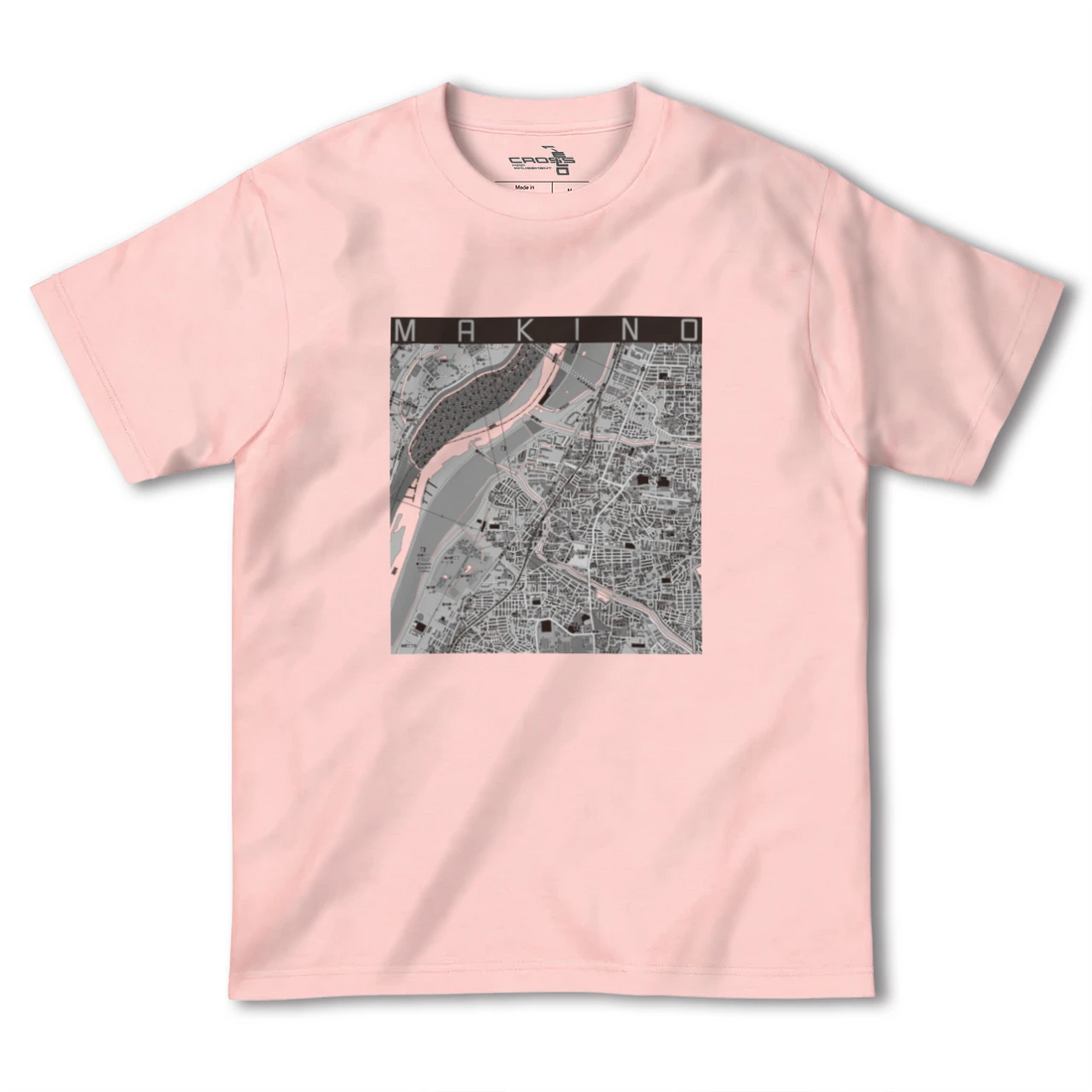 【牧野（大阪府）】地図柄ヘビーウェイトTシャツ