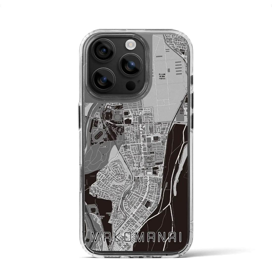 【真駒内（北海道）】地図柄iPhoneケース（MagSafeタイプ）