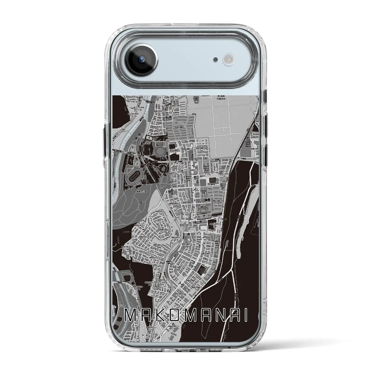 【真駒内（北海道）】地図柄iPhoneケース（MagSafeタイプ）