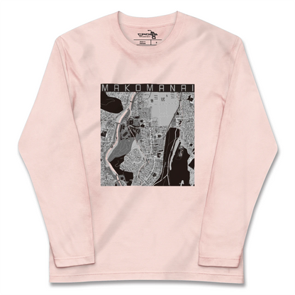 【真駒内（北海道）】地図柄ロングスリーブTシャツ