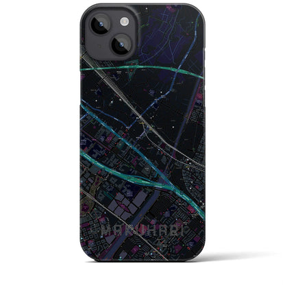 【幕張（千葉県）】地図柄iPhoneケース（バックカバータイプ）