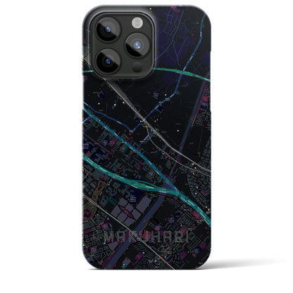 【幕張（千葉県）】地図柄iPhoneケース（バックカバータイプ）