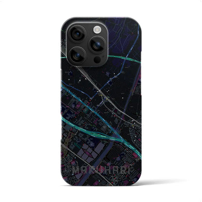 【幕張（千葉県）】地図柄iPhoneケース（バックカバータイプ）