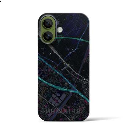 【幕張（千葉県）】地図柄iPhoneケース（バックカバータイプ）