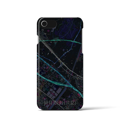 【幕張（千葉県）】地図柄iPhoneケース（バックカバータイプ）