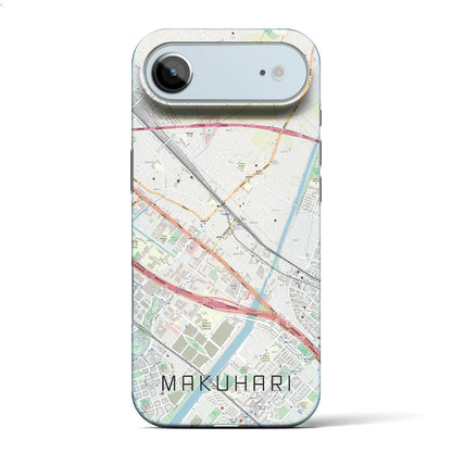 【幕張（千葉県）】地図柄iPhoneケース（バックカバータイプ）