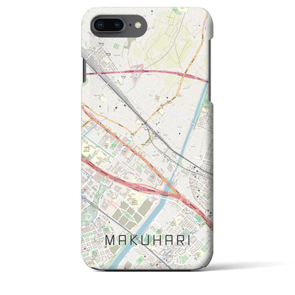 【幕張（千葉県）】地図柄iPhoneケース（バックカバータイプ）