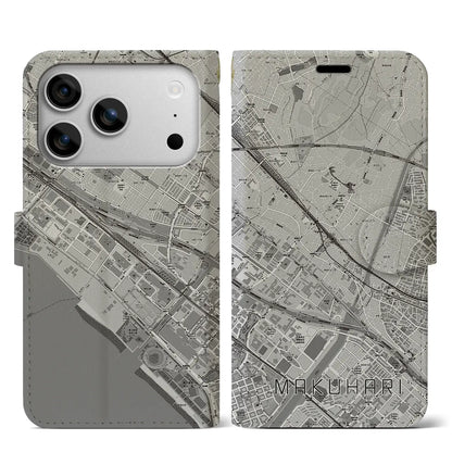 【幕張（千葉県）】地図柄iPhoneケース（手帳タイプ）