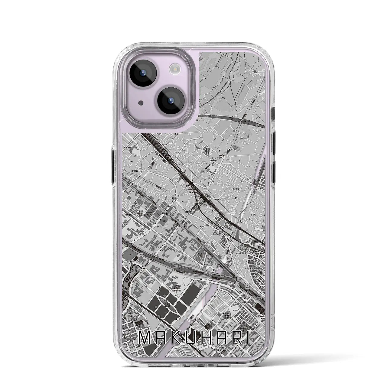 【幕張（千葉県）】地図柄iPhoneケース（MagSafeタイプ）
