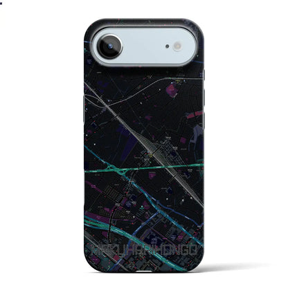 【幕張本郷（千葉県）】地図柄iPhoneケース（バックカバータイプ）